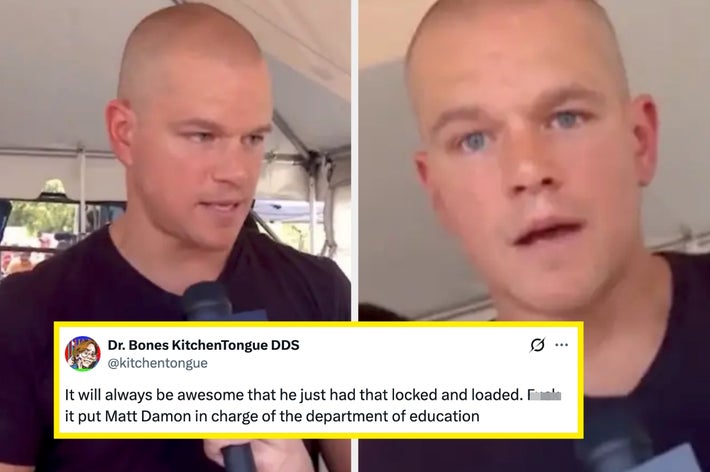 Matt Damon Recalled A Calvin Klein Sales Assistant Refusing To Let Him Buy His Own Underwear After “Good Will Hunting,” And Regular People Are Tireddddd — image 19