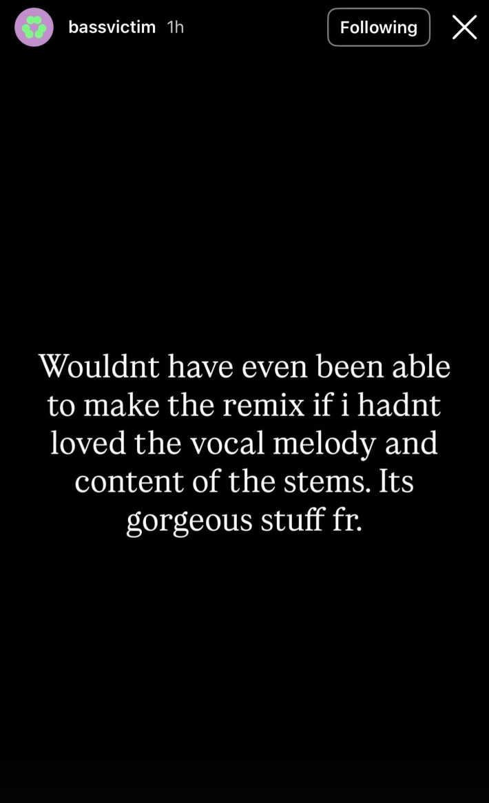 daine Calls Out "Weird AF" Video Of Bassvictim DJ Painting Them As Desperate For A Remix — image 6