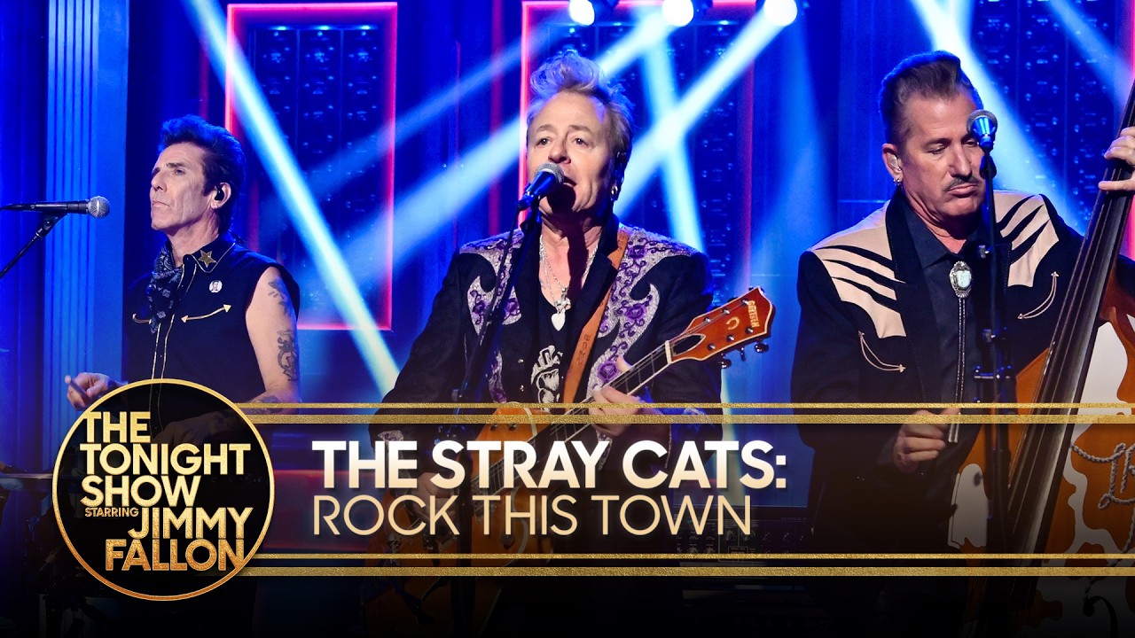 The Stray Cats Play Late Night TV For The First Time In 36 Years