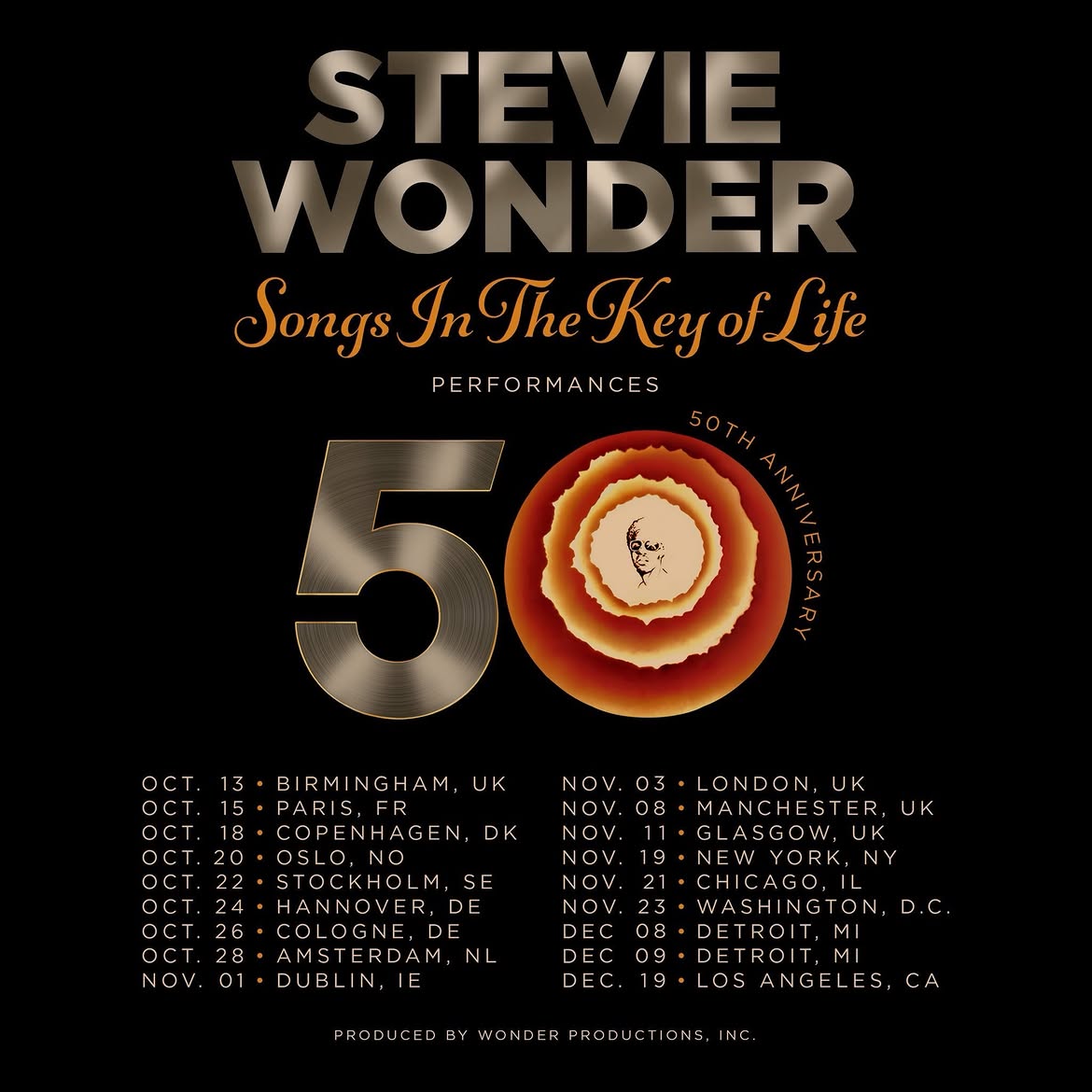 Stevie Wonder Announces 'Songs In The Key Of Life' Tour, Readies Outtakes For New Album