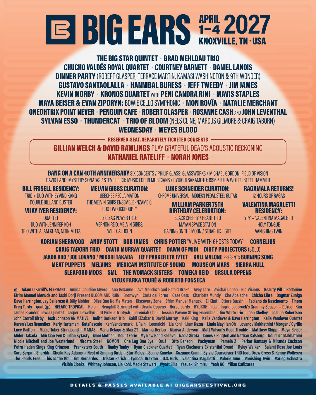 Big Ears 2027 Has Jeff Tweedy, Wednesday, Oneohtrix Point Never, & Much More